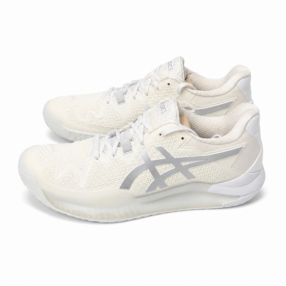 Asics Gel-Resolution 8 Ivory 1042A072 Women's Size 9.5 Tennis Pickleball Shoes
